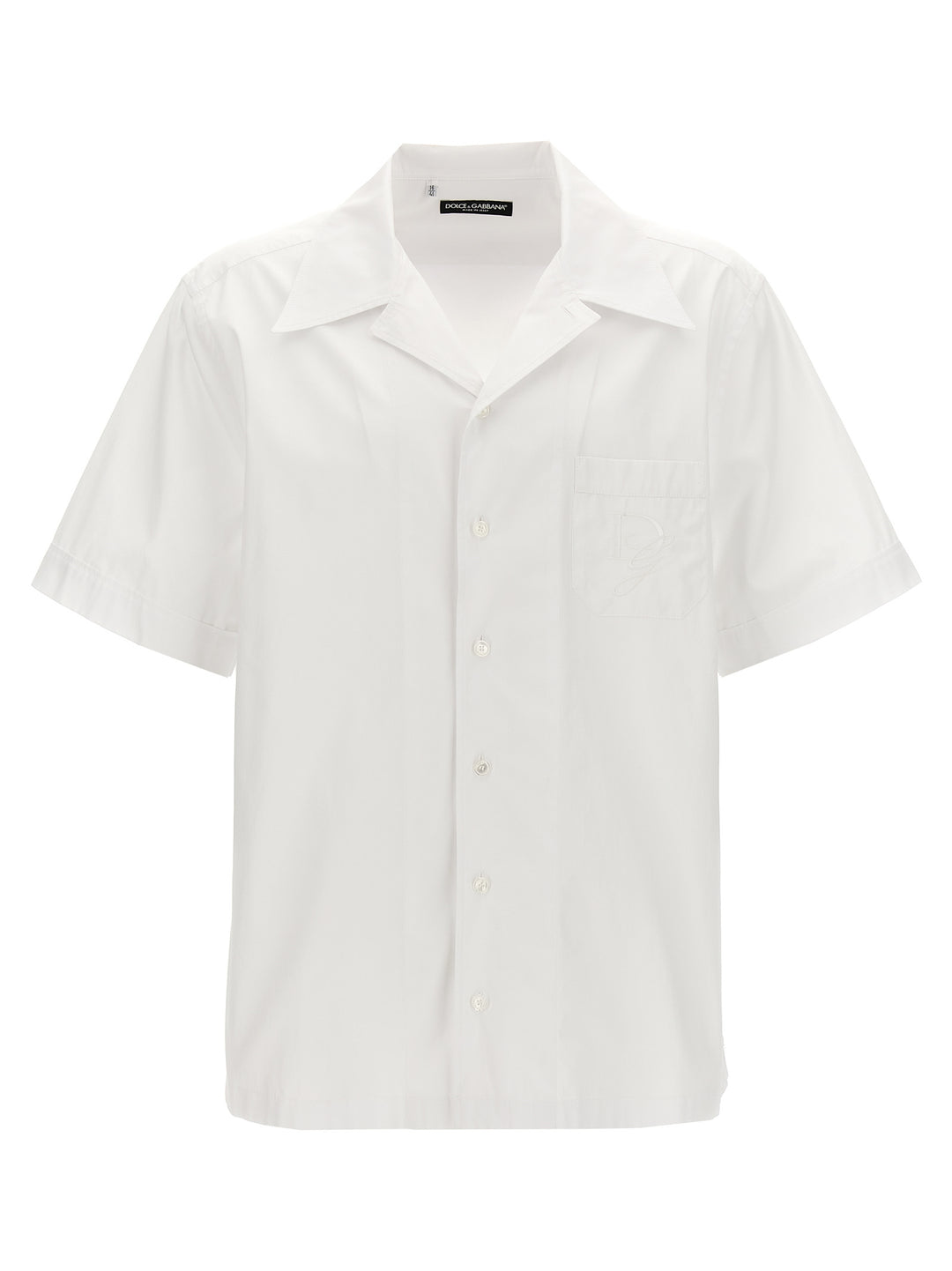 Dolce & Gabbana Logo Embroidery Shirt Camicie - Bianco | 4fb9f66edc81e546721023df83852b8e5f6737b1