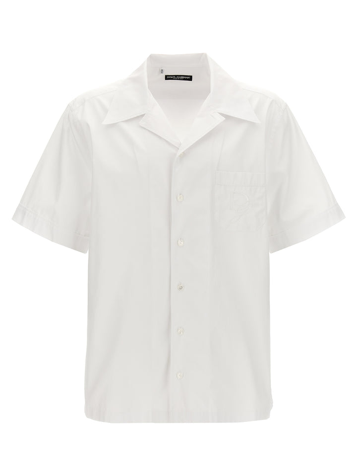 Dolce & Gabbana Logo Embroidery Shirt Camicie - Bianco | 4fb9f66edc81e546721023df83852b8e5f6737b1