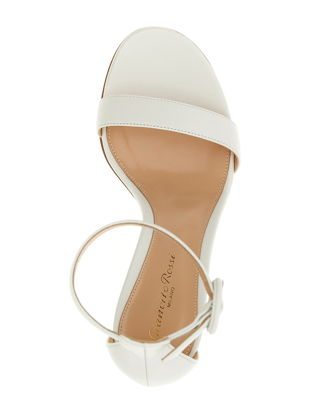Gianvito Rossi Portofino Sandali - Bianco | 461ef4636ff2fa4ae9baf487a350e6e26e3f2f49