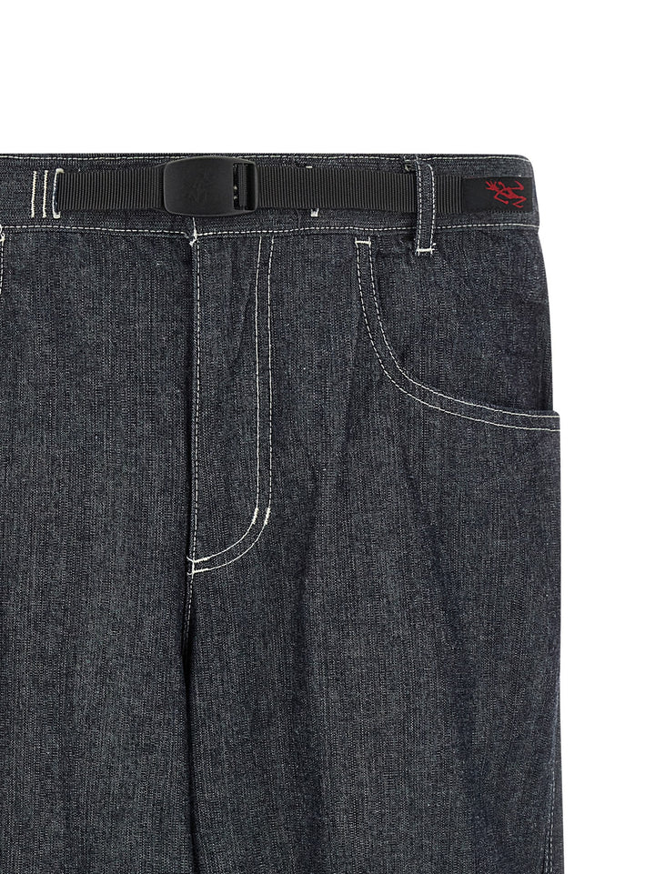 Gramicci Japanese Chambray Double Knee Jeans - Blu | c40a7afa0dd692d88d23b38fdc63e878c939760d