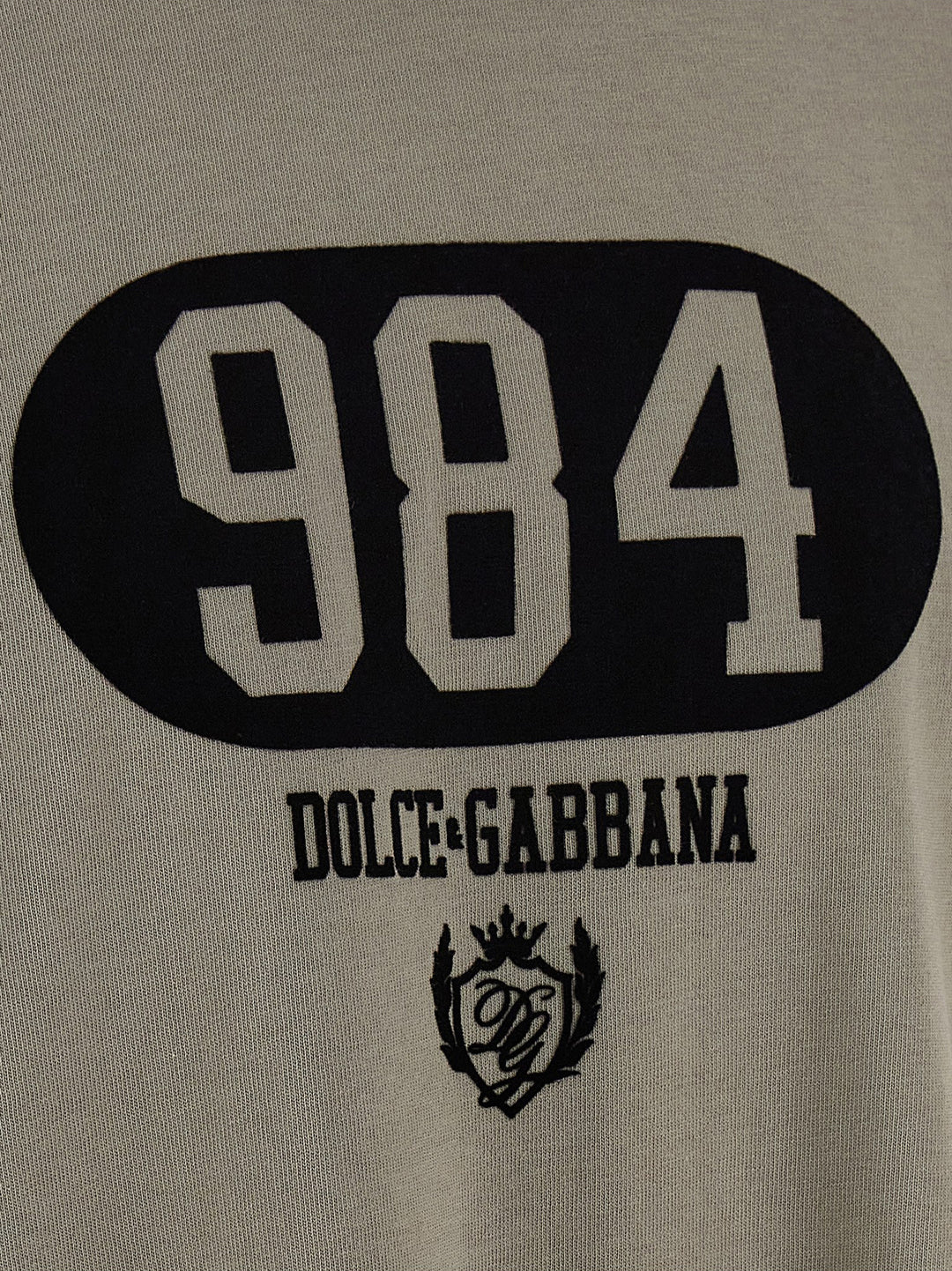 Dolce & Gabbana Flocked Print T shirt - Grigio | d9a1447feea0730c15664256f014e47889e0a561