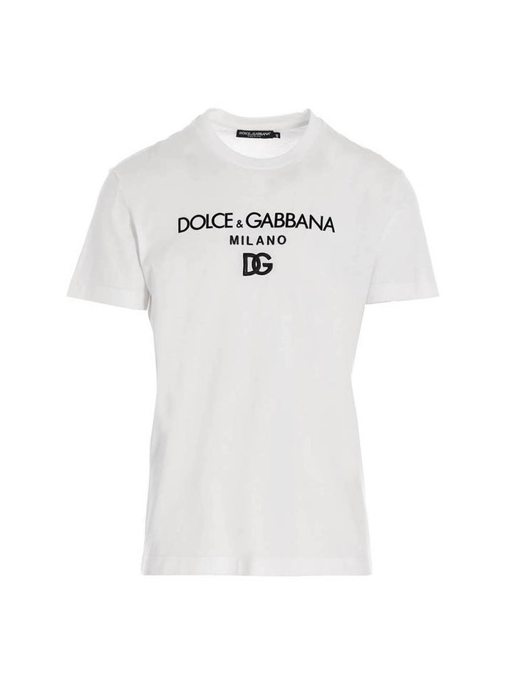 Dolce & Gabbana Dg Essential T shirt - Bianco | 58429a886c2e72a4b82ce8b65c6394d6c03233b4