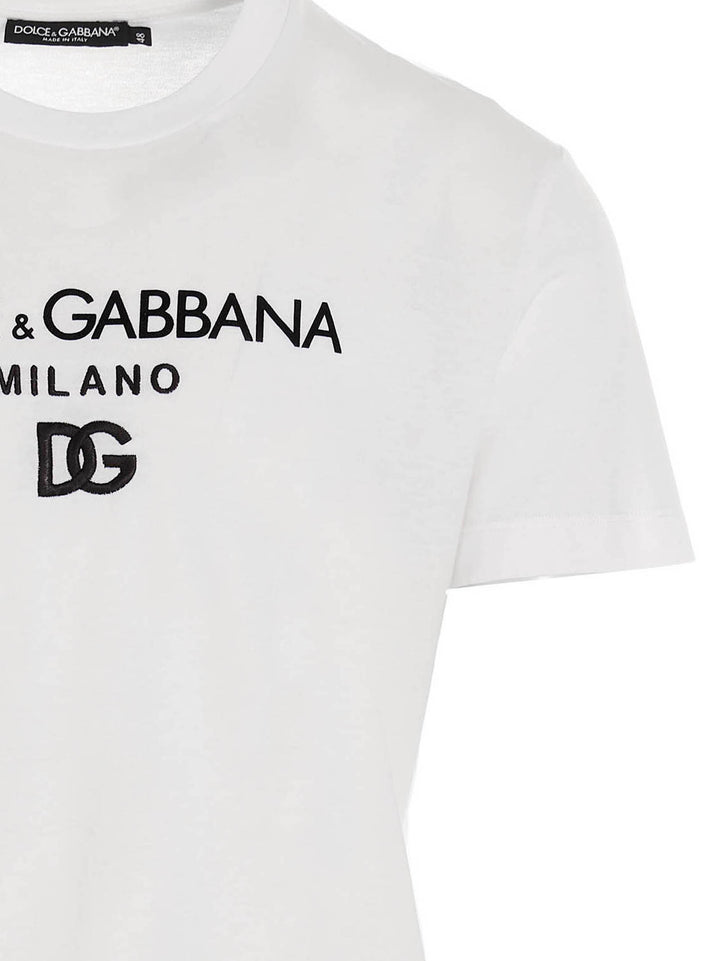 Dolce & Gabbana Dg Essential T shirt - Bianco | 9d2cb1044f9d5eee85a8e620767c33617708747b