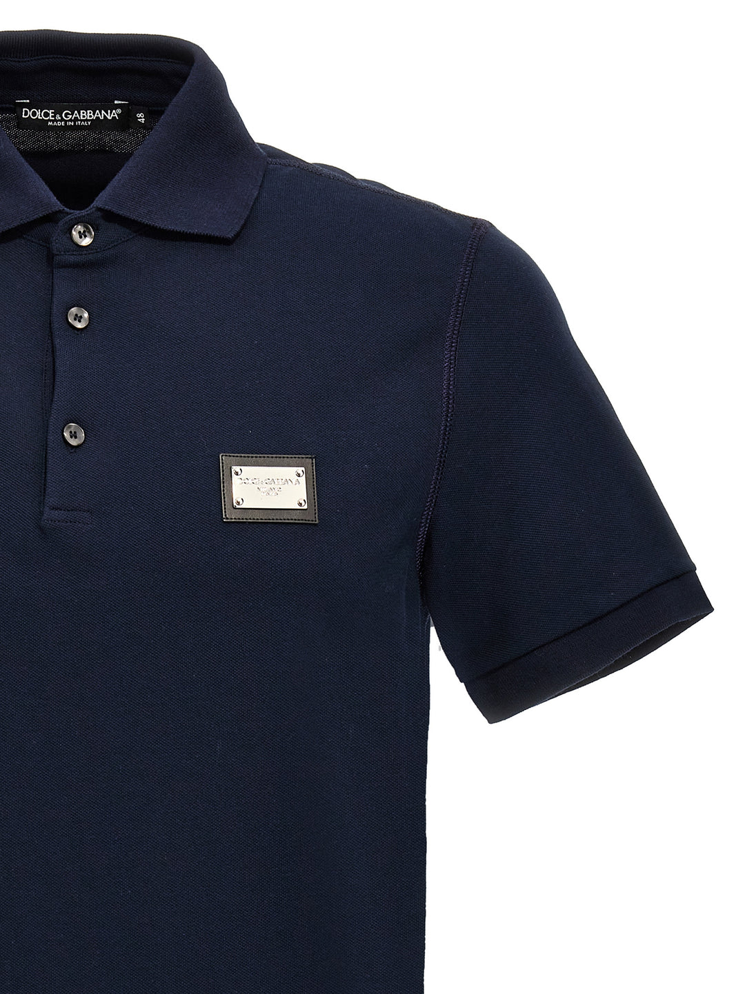 Dolce & Gabbana Dg Essential Cluster Polo - Blu | 2943f98f92add139057838f9aa77be6cf3f1c8ec