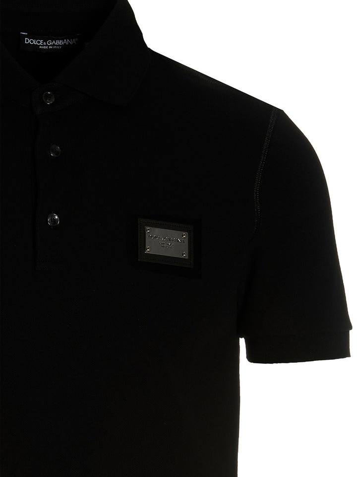 Dolce & Gabbana Dg Essential Polo - Nero | e906694e63fa03a98823380c518a0919b2658754