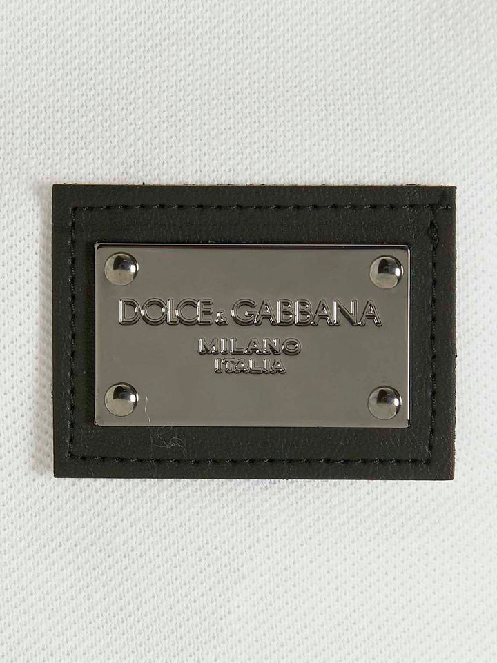 Dolce & Gabbana Dg Essential Polo - Bianco | af89a1b684fc617bb0c1cfbef72fc5368289f0a8