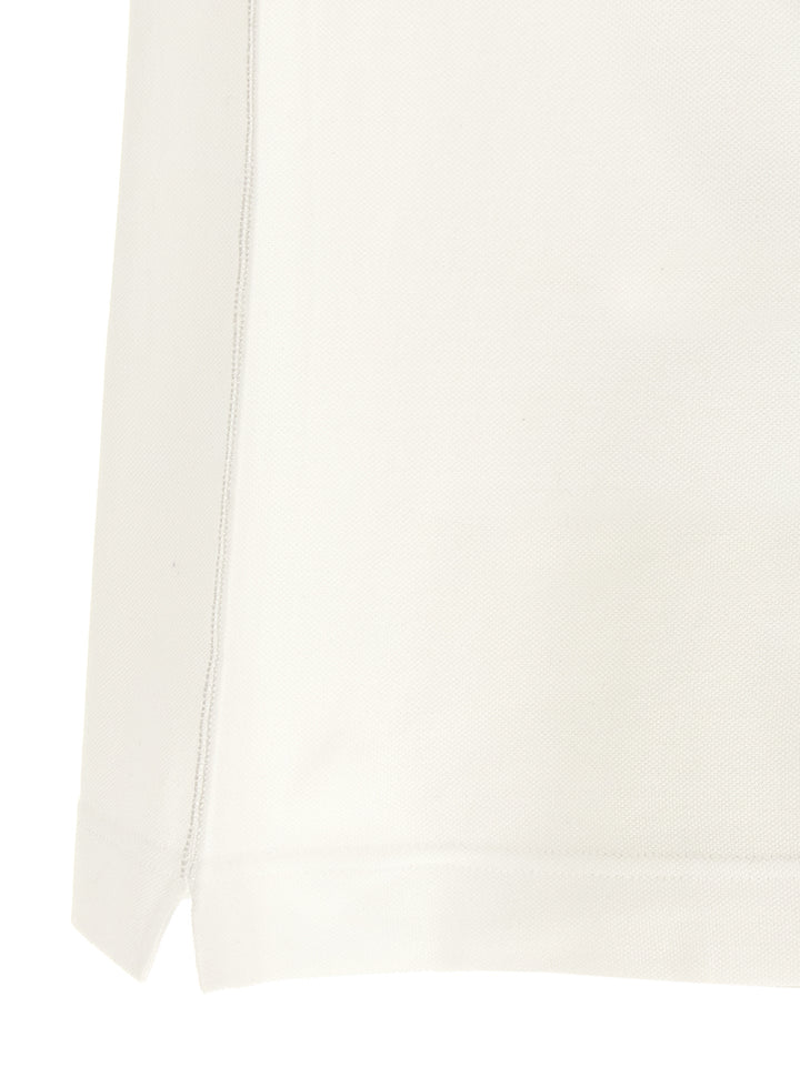 Dolce & Gabbana Logo Plate  Shirt Polo - Bianco | 6635bdfddd9bac0917f9bb30f8478a94319d66e6