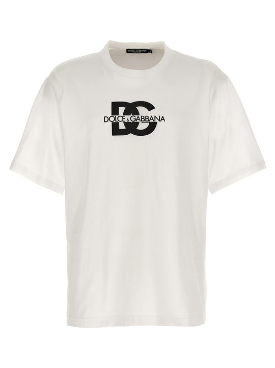 Logo T Shirt Bianco/Nero