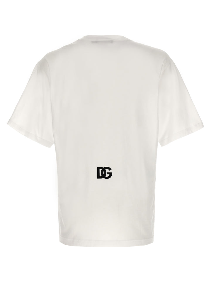 Dolce & Gabbana Logo T shirt - Bianco/Nero | b67b5931701a6906ed0b6691ab11a4a2f99f84fd