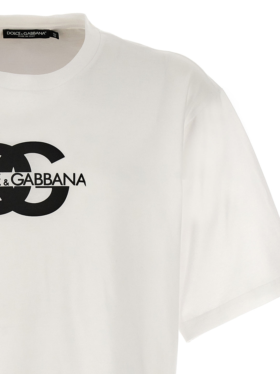 Dolce & Gabbana Logo T shirt - Bianco/Nero | 859a1fa6c5f1619feee29d483be5aa46457712f7