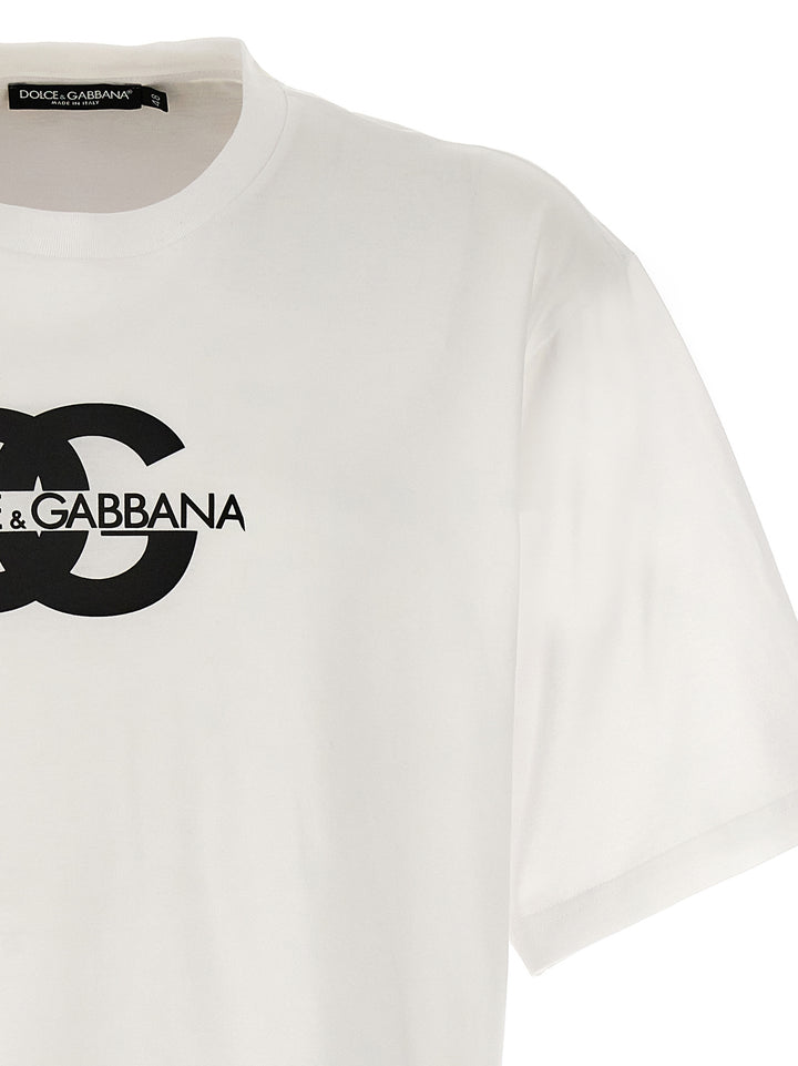 Dolce & Gabbana Logo T shirt - Bianco/Nero | 859a1fa6c5f1619feee29d483be5aa46457712f7