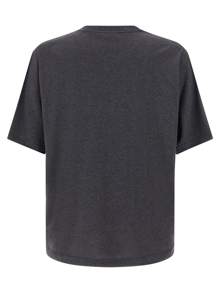 Dolce & Gabbana Flocked Print T shirt - Grigio | 165a346679e7cbcbeb7408958d9ef0accc340edb