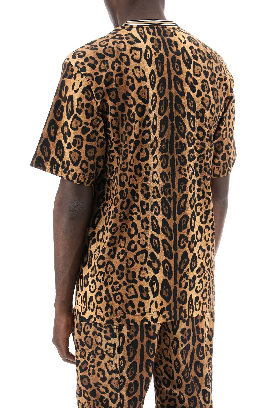 T Shirt Con Stampa Leopardo