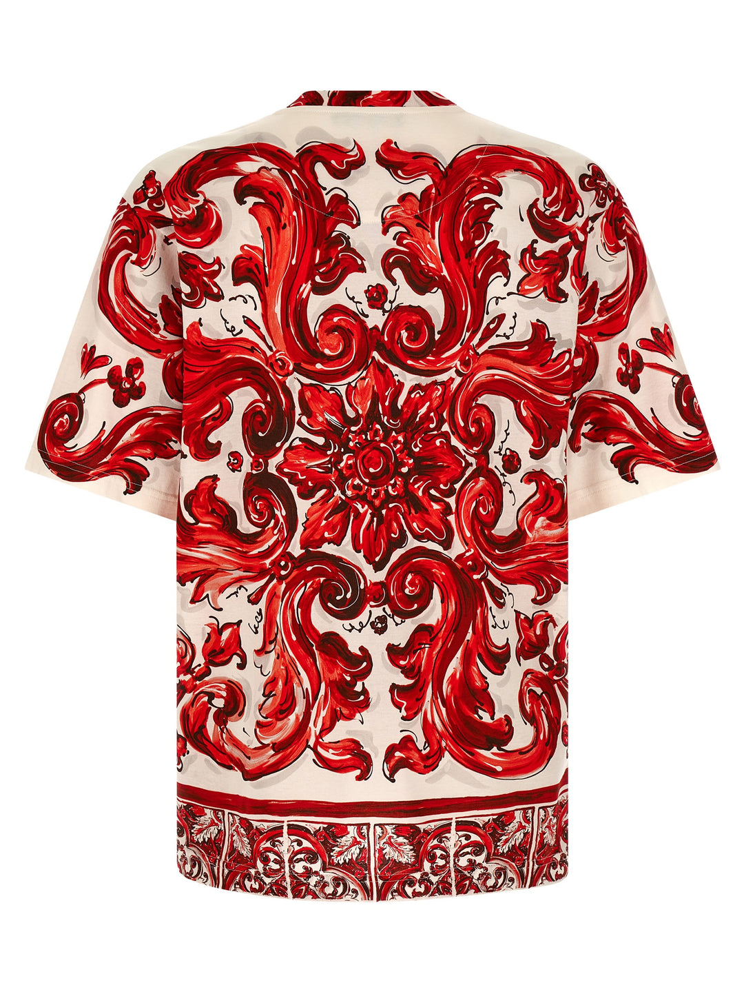 Dolce & Gabbana Maiolica T shirt - Rosso | 2c7d8649b5f19dd762ed6c171deb9f3940d93646