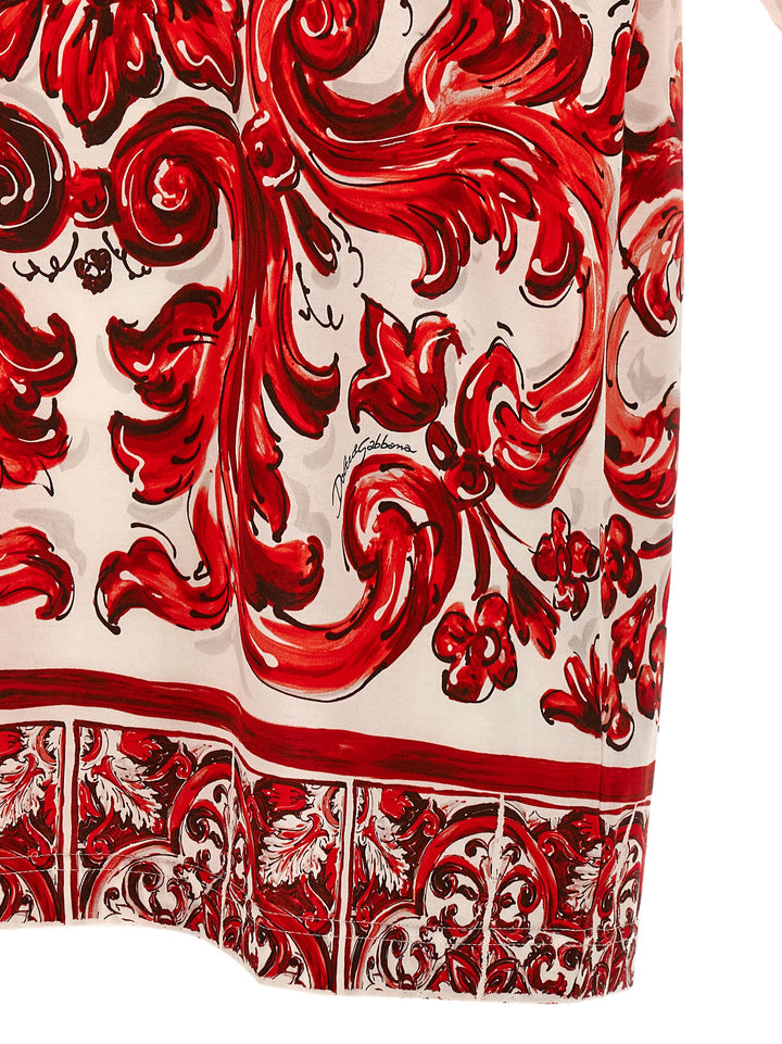 Dolce & Gabbana Maiolica T shirt - Rosso | 30976ddf2b4842e649b97ce14a97d1549d34128d