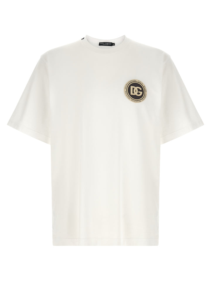 Dolce & Gabbana Dg T shirt - Bianco | 4d04f3396a5ff5438d748c3be5d261270272f01f