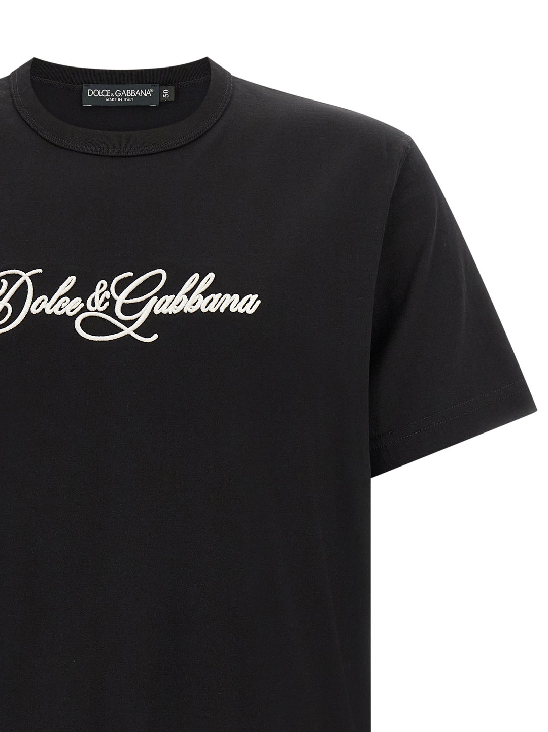 Dolce & Gabbana Logo Embroidery T shirt - Nero | 2bd248835860927ad9462e9a2394e272a2ea6a6e