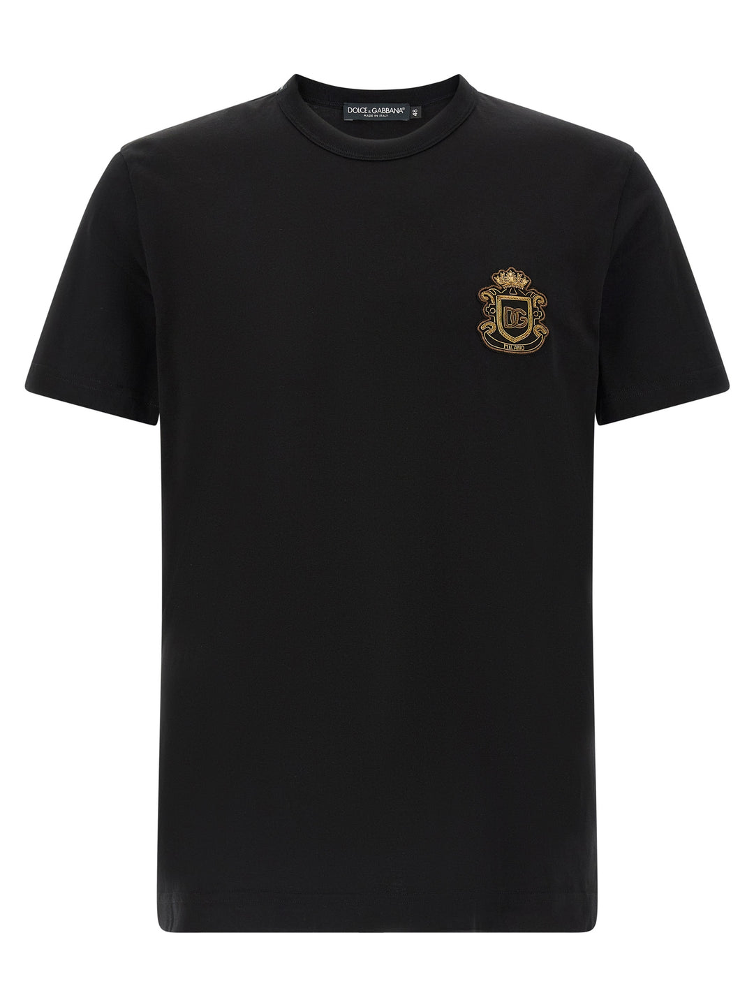 Dolce & Gabbana Heraldic Patch T shirt - Nero | b611885887e1365f097d7907d1b95296e9f3aaf0