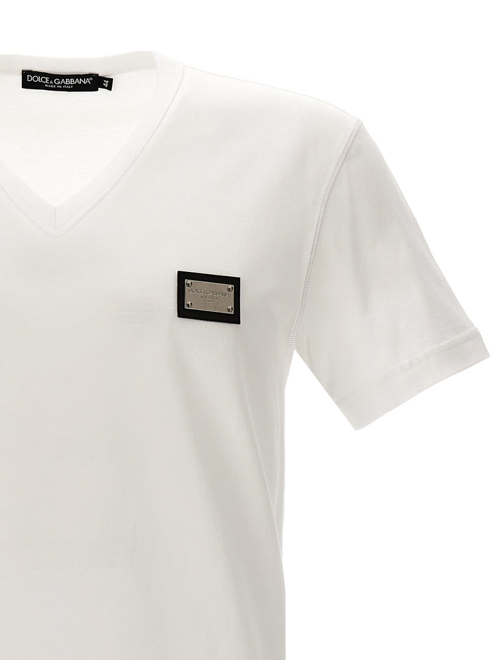 Dolce & Gabbana Logo T shirt - Bianco | 7ce4a7b377c931075a1cd3c0665a5c31f19109aa