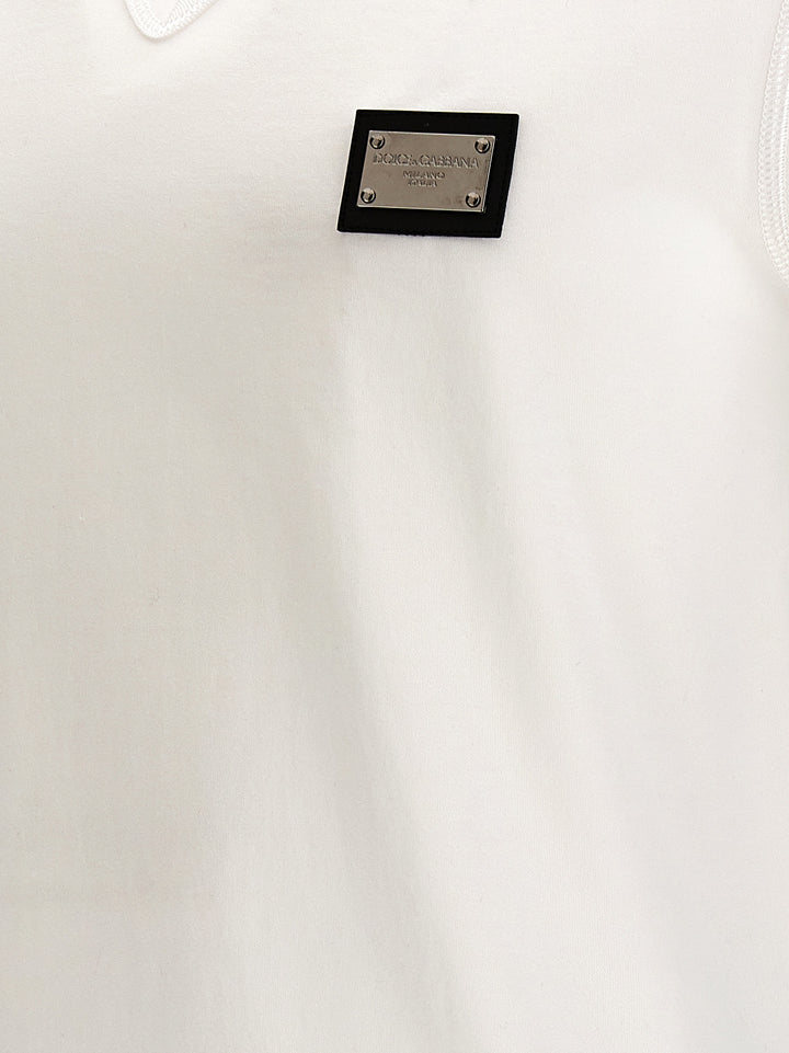 Dolce & Gabbana Logo T shirt - Bianco | ec8bfb527da734aa5b4e52de82a141899025463b
