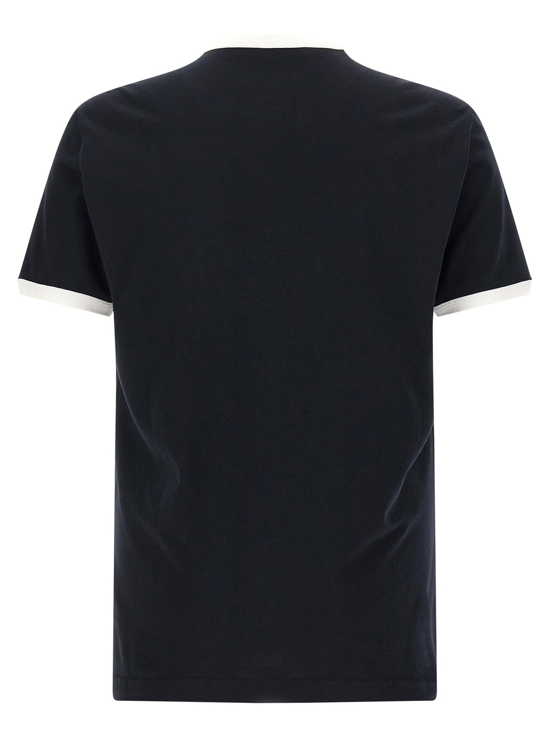 Dolce & Gabbana Velvet Logo T shirt - Blu | 82cd23d4a07cd75ea07f9f99aa2f15bb221baa80