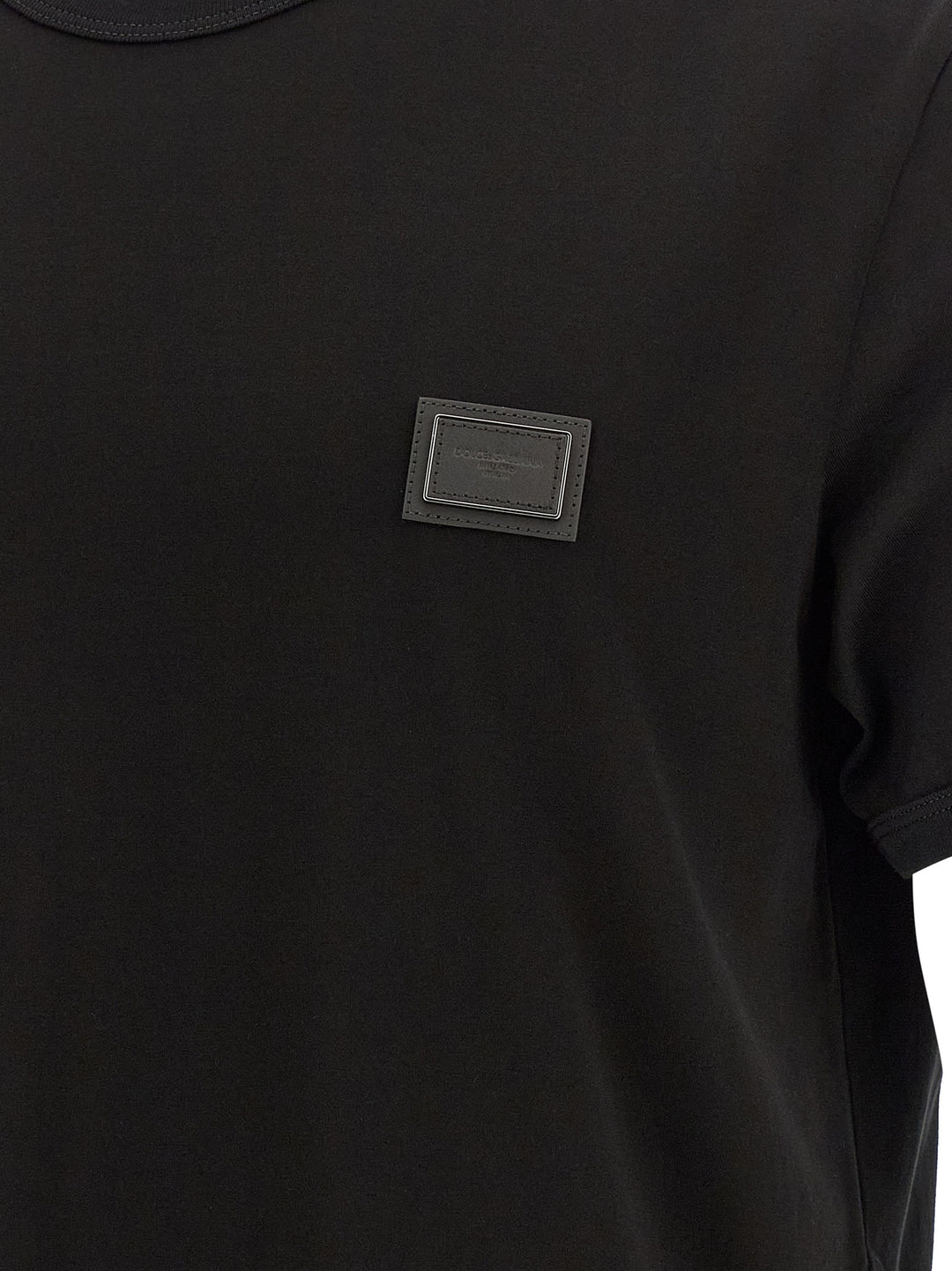 Dolce & Gabbana Metal Plate T shirt - Nero | 3fc3aa9f725f93bf4716ea46b4e7d205d4d885c9