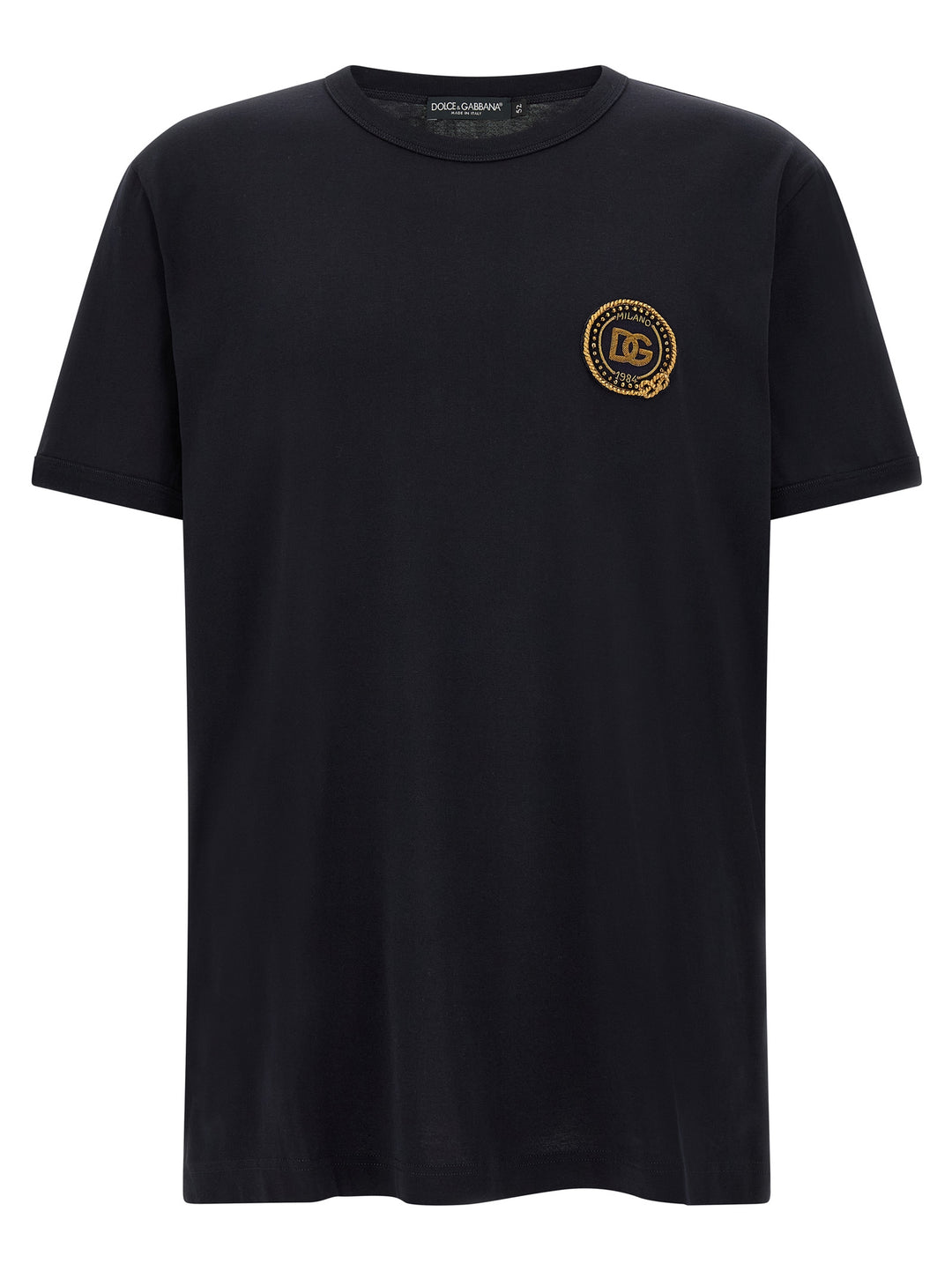Dolce & Gabbana Logo Patch T shirt - Blu | 178dccb9a1796a516c39be6177585599e89ed79f