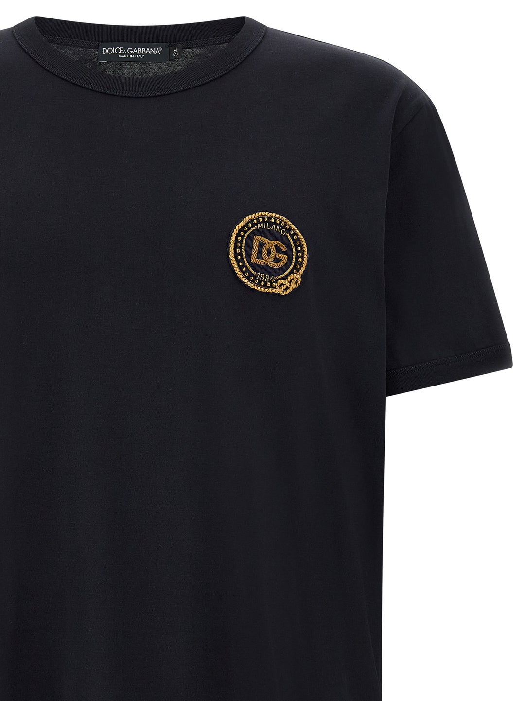 Dolce & Gabbana Logo Patch T shirt - Blu | cf64bc3f461809b421f581c1bf08d478fec479d6