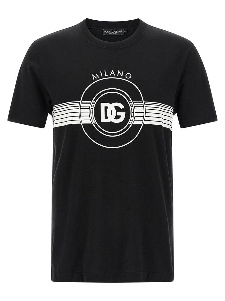 Dolce & Gabbana Dg Logo Print T shirt - Bianco/Nero | 6e01a3422f95e29d7c75c0e0136545763759e2d2