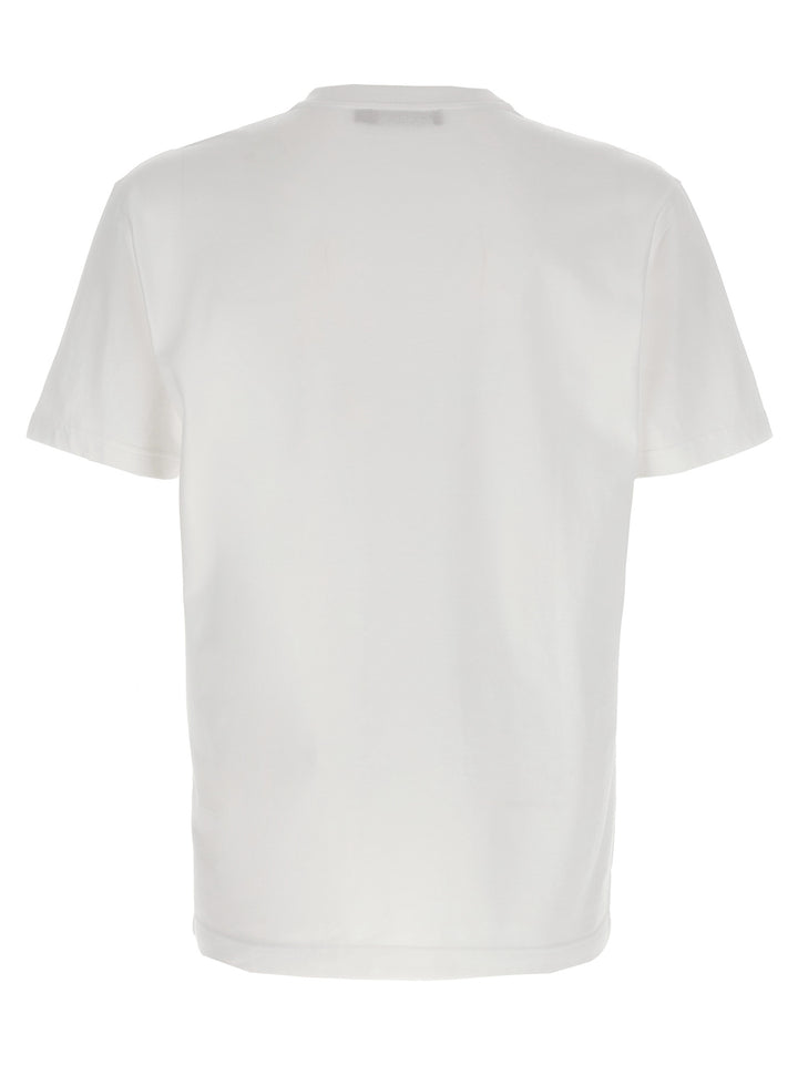 Dolce & Gabbana Flock Print T shirt - Bianco/Nero | c02bc02216f40912b53b618341d0f55635a90c00