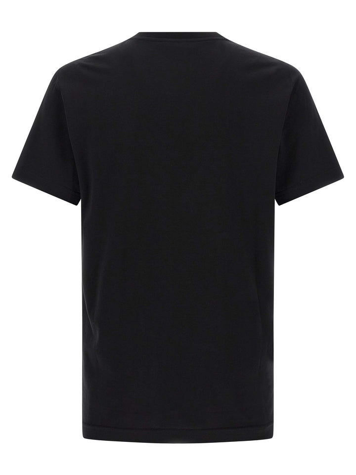 Dolce & Gabbana Double Embroidery T shirt - Nero | 8670073b9995013be28d82bd2369d367c7eab486