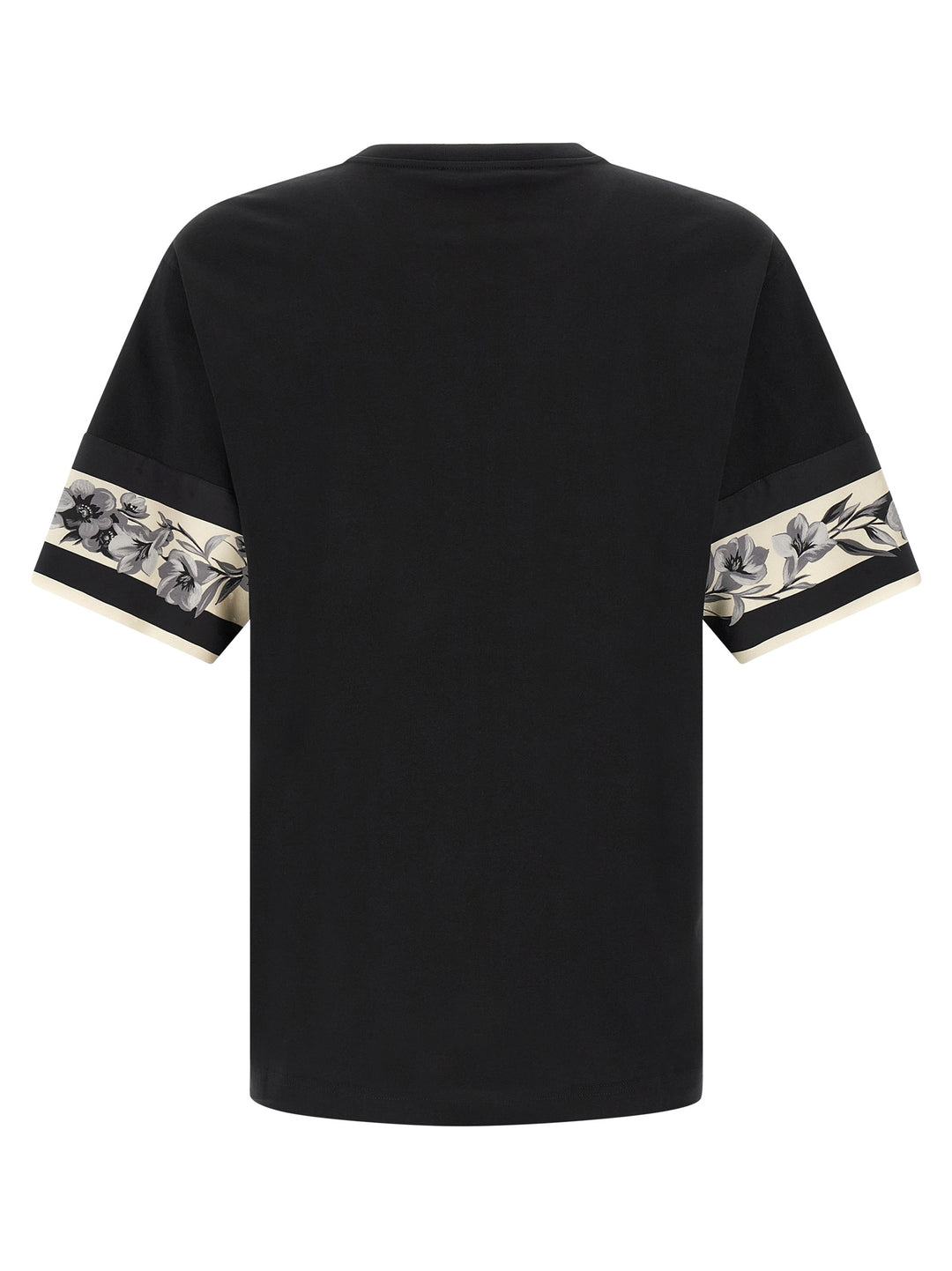 Dolce & Gabbana Silk Detail T shirt - Nero | f999ff316f806a68f140849352f16566615c35eb