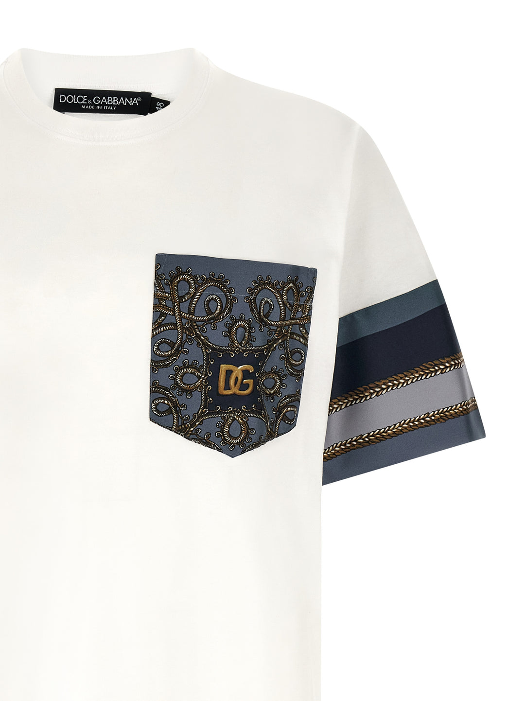 Dolce & Gabbana Cargo T shirt - Bianco | 09b9829d3e20af3d17f40dc267437cbb4d547656