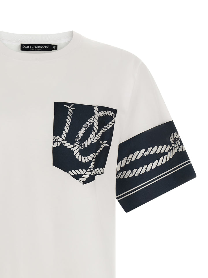 Dolce & Gabbana Marina T shirt - Blu | 045454f6a086ef25e307c612b71db5e2e86ea962