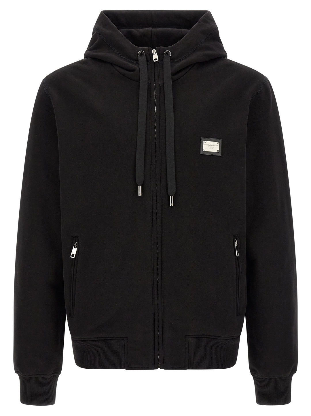 Dolce & Gabbana Logo Plaque Hoodie Felpe - Nero | c5e37a215cc5e8586dd27d6c4416ddf3c3c43a86