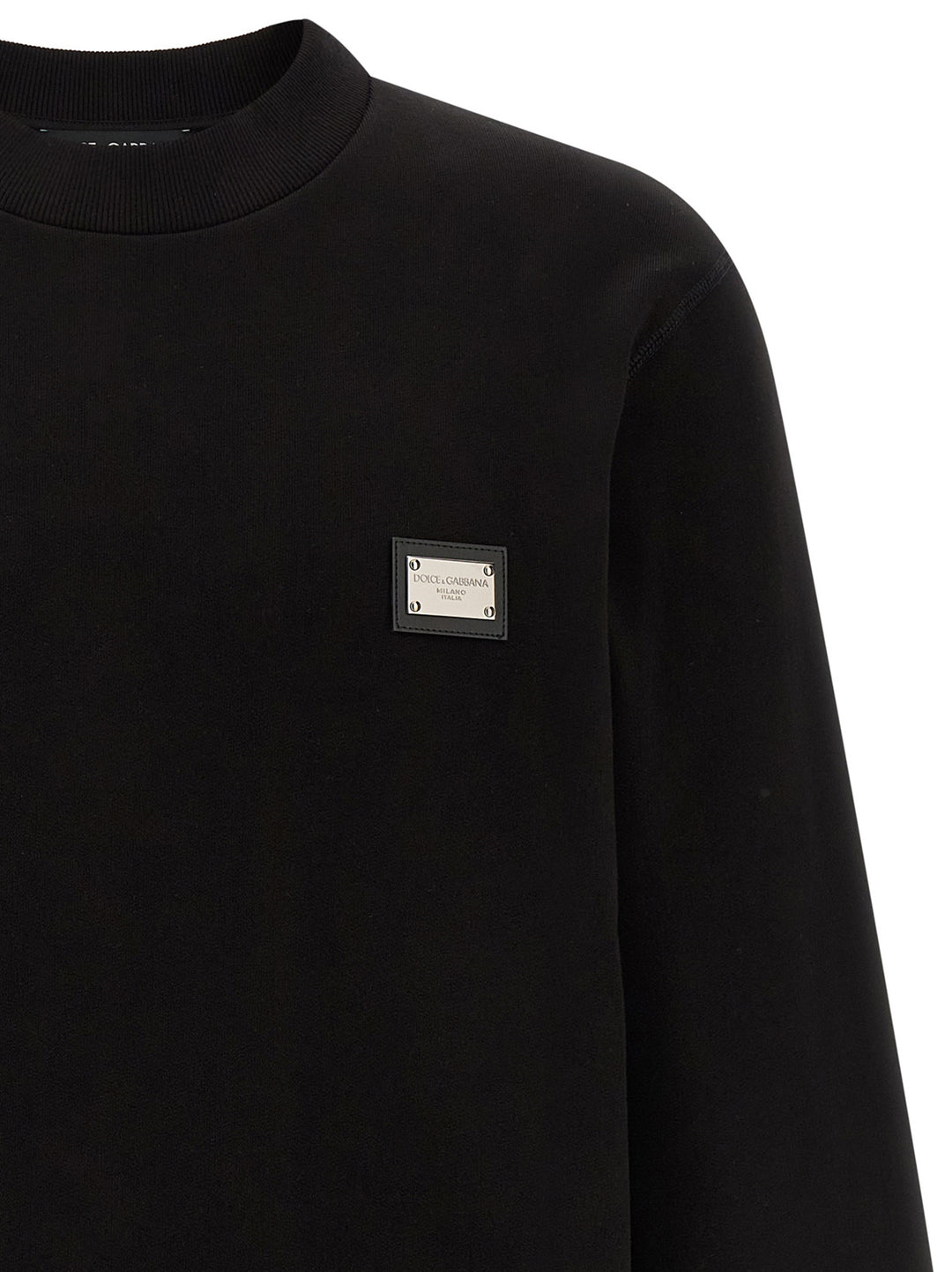 Dolce & Gabbana Logo Plate Felpe - Nero | 4d5260d5ea5cc03d9c733f282d24f4cf84add83f