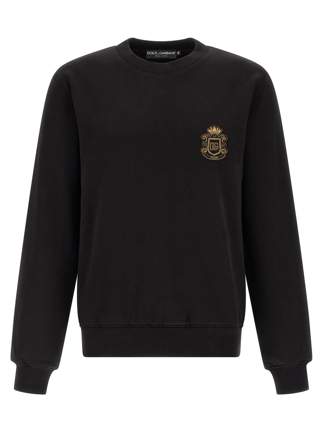 Dolce & Gabbana Heraldic Patch Felpe - Nero | d152c51e9cc654efbbc8386e3ea728f8dbbfd85b