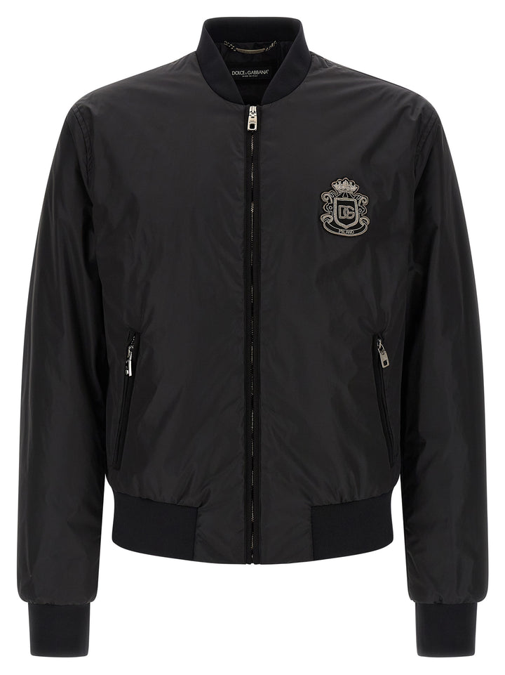 Dolce & Gabbana Dg Puffer Jackets - Nero | 5fc3988363579d115391fc5b70339e1b048fdf9d