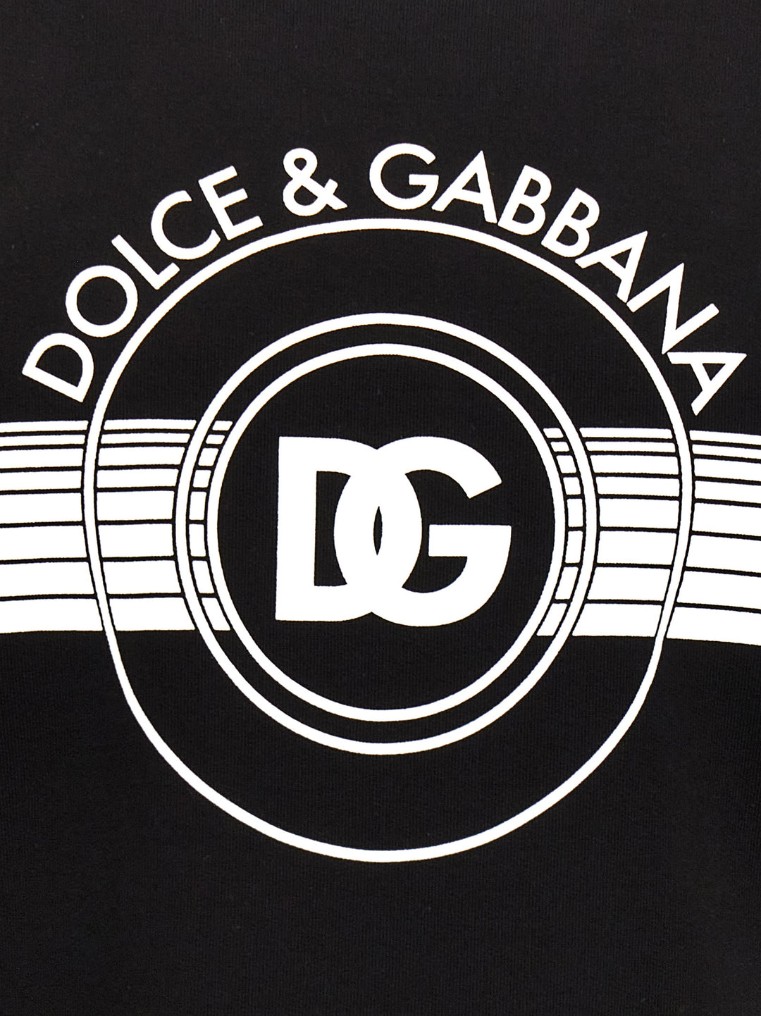 Dolce & Gabbana Logo Print Felpe - Bianco/Nero | 69ab9c1bb1a52dcd0785724b89029f42896646e8