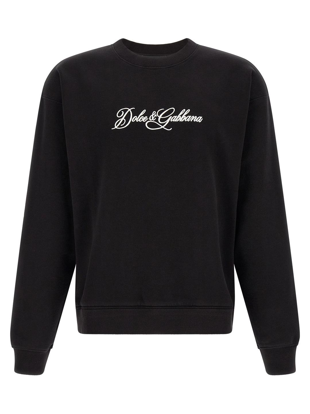 Dolce & Gabbana Logo Embroidery Felpe - Nero | 1800a872d804d597854da3b81a1b674bded7a77a