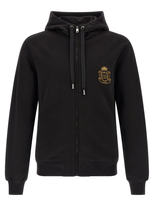 Coat Of Arms Hoodie Felpe Nero