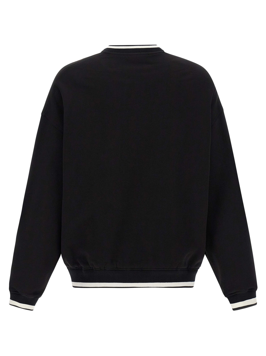 Dolce & Gabbana Logo Embroidery Felpe - Bianco/Nero | 907b1c0ba59eac24fbfaa5f870d1dd8cb7af6775