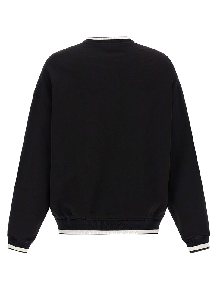 Dolce & Gabbana Logo Embroidery Felpe - Bianco/Nero | 907b1c0ba59eac24fbfaa5f870d1dd8cb7af6775