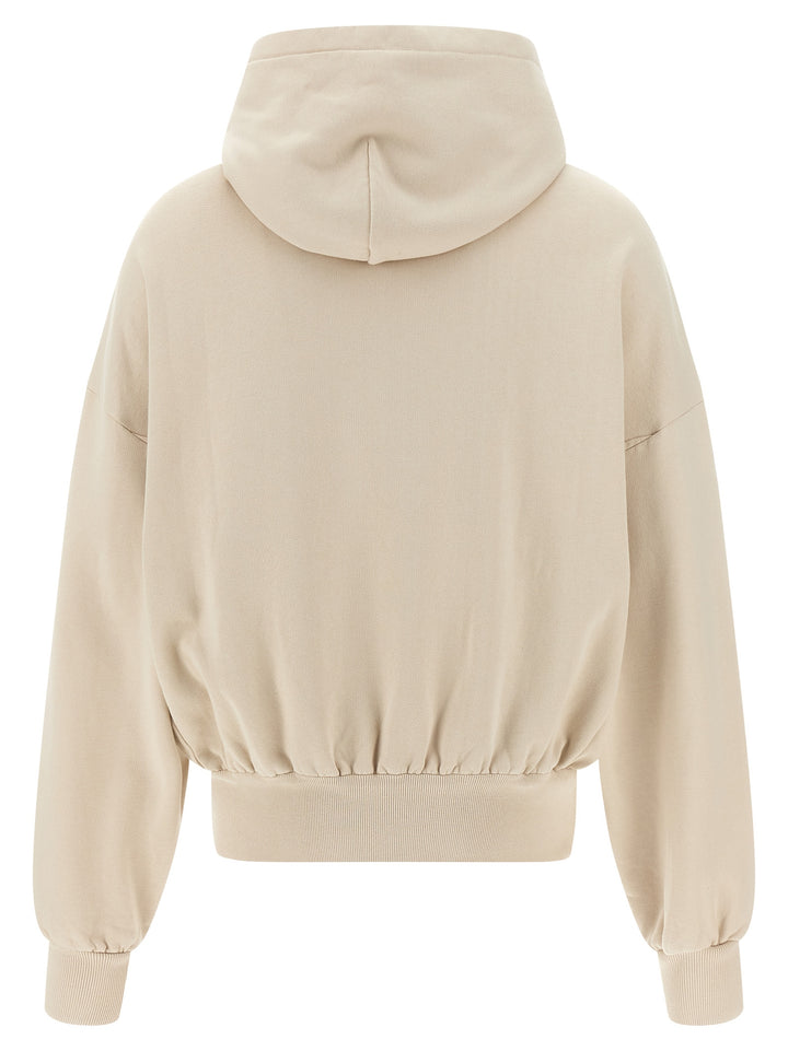 Dolce & Gabbana Logo Print Hoodie Felpe - Beige | 9444421b4578bf1685d41cdceef0b77754f40089