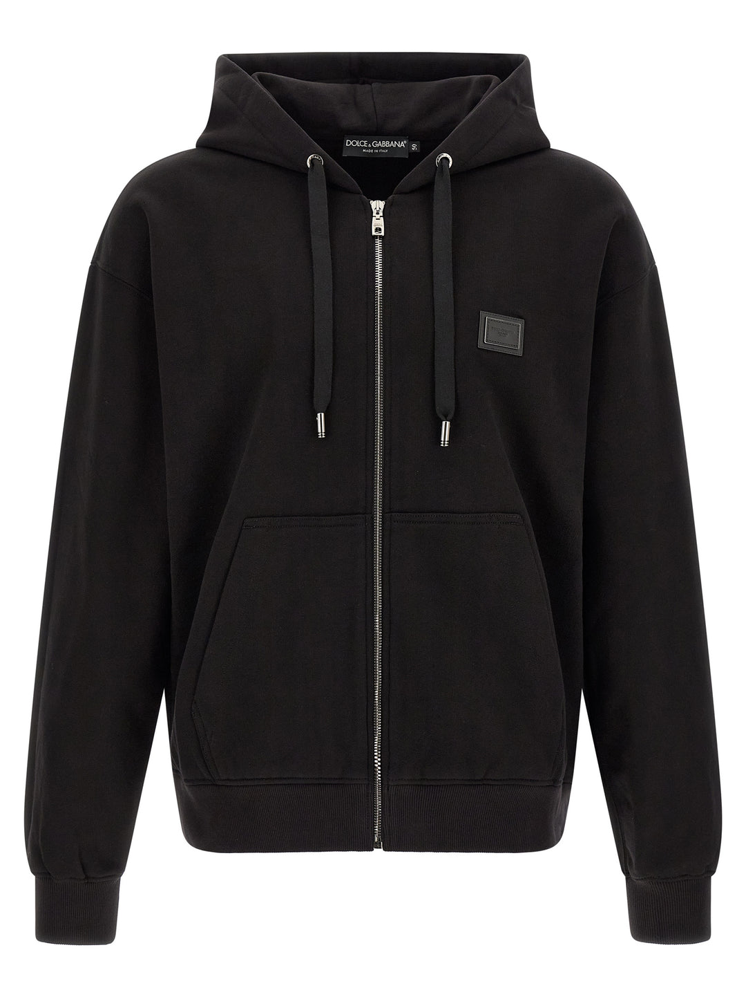 Dolce & Gabbana Logo Plaque Hoodie Felpe - Nero | c44baad51e4775502984c8f0608f368896b69f84