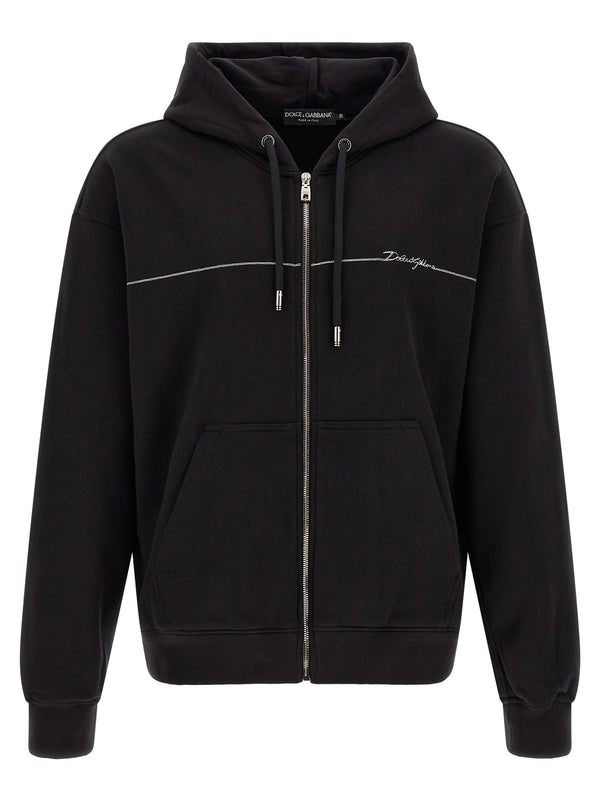Con Bordado Logo Sudaderas Negro
