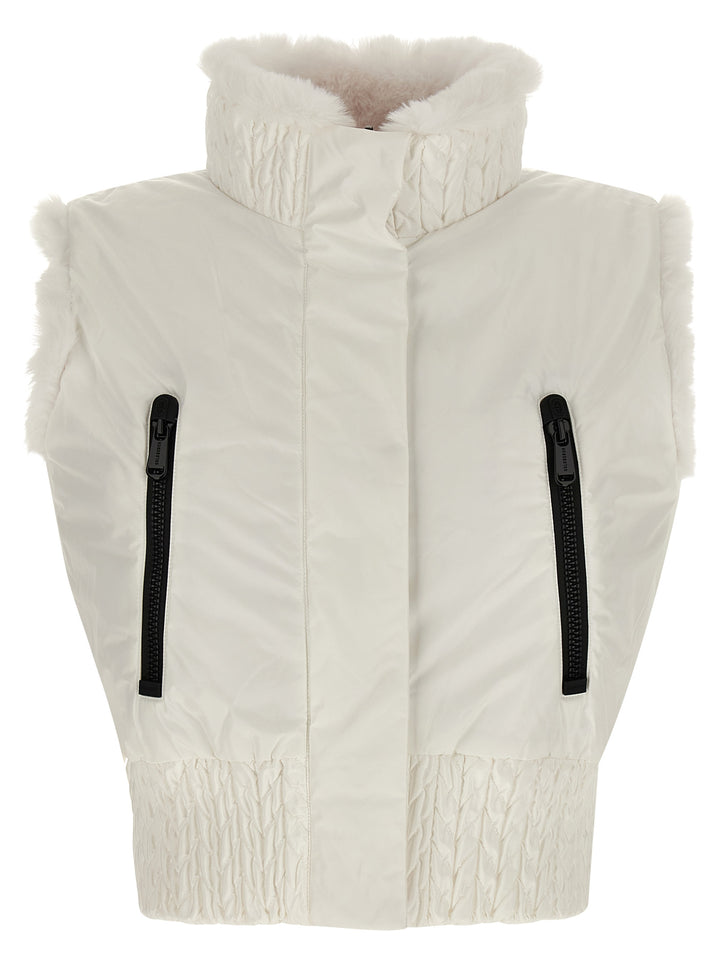 Goldbergh Dahlia Gilet - Bianco | 8c6c40d6ba864c2ff06a6f71eb381ad5eb83bda3