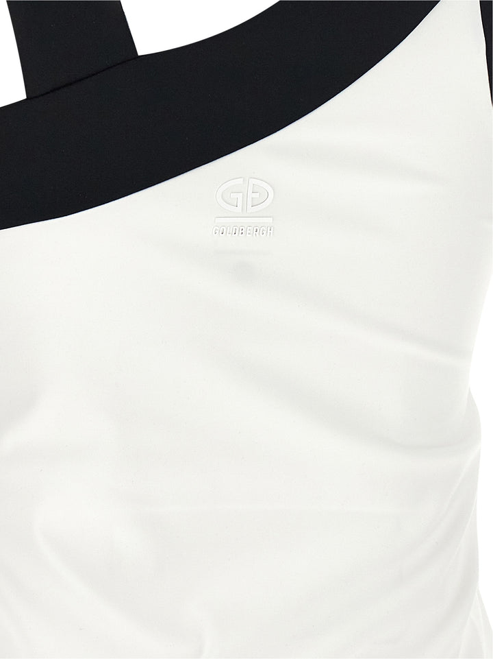 Goldbergh Sierra Top - Bianco/Nero | 1822da0bb61124975c04883c77eaa1a59f257e0f