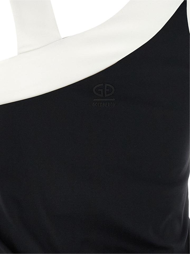 Goldbergh Sierra Top - Bianco/Nero | 3842f94a03420f738b01182379547b98f0a83a83