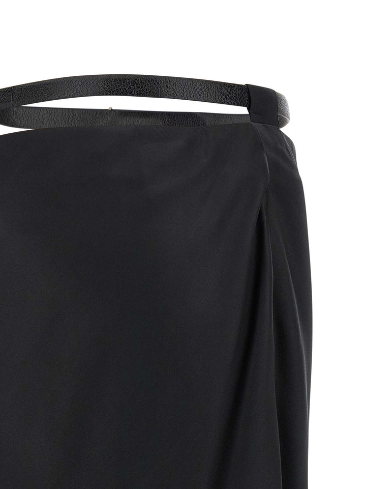 Tom Ford Skirt With Belt Gonne - Nero | 1454ba4c1d65c1a958c2f15b298d90f570084f1f